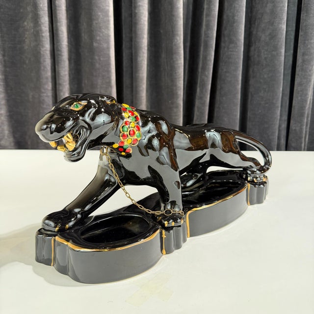 Mid 20th Century Black Panther Planter For Sale - Image 10 of 10