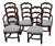 Vintage Baroque French Oak Chairs Made by Century Furniture Co - Set of 5 For Sale