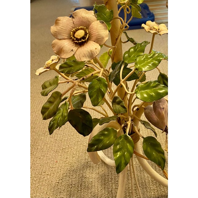 1950’s Italian Tole Floor Lamp For Sale - Image 9 of 12
