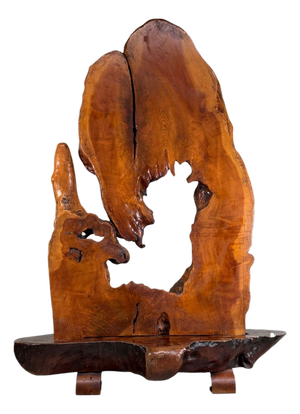 Monumental Japanese Root Wood Sculpture, 1950s