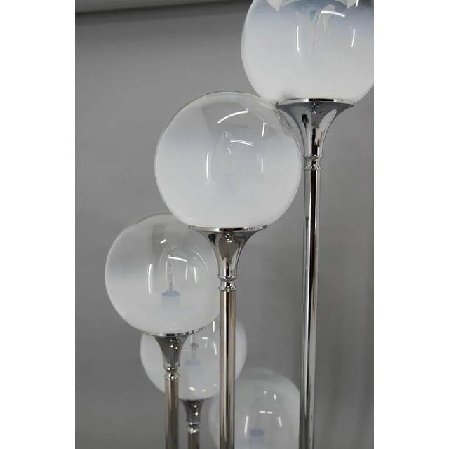 6-Arms Floor Lamp attributed to Targetti Sankey, Italy, 1960s For Sale - Image 9 of 11