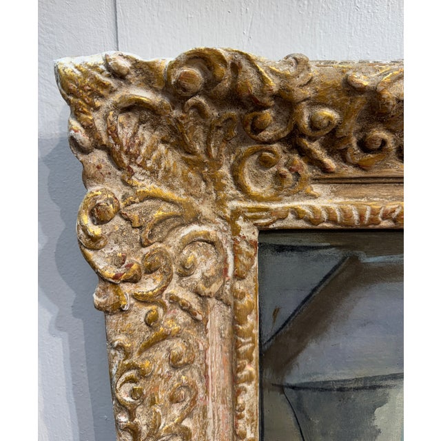 Figurative 1960s Lucia Lopez Figurative Cubist Painting For Sale - Image 3 of 7