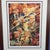 Stunning color lithograph painting, depicting musicians with multicolored abstract figures. Limited series n. 11/175, with...