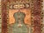 Vintage Turkish Hereke Prayer Rug, Green and Brick Red, Early 1900s, 2' x 3' For Sale - Image 11 of 16