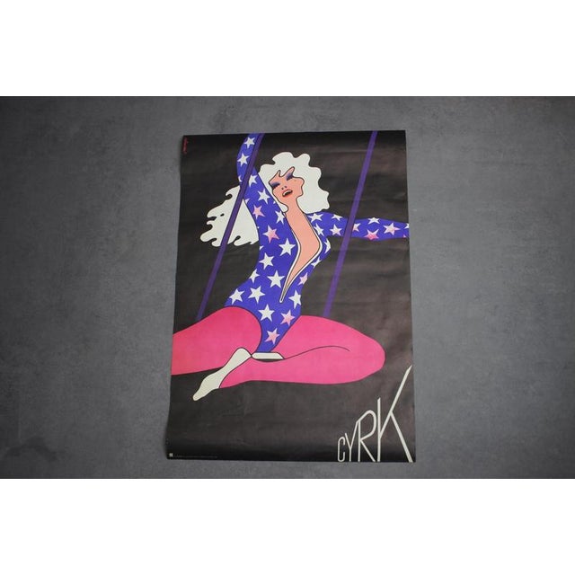 Janowski Witold, Circus Trapeze Girl, 1975, Print For Sale - Image 4 of 10