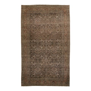 Antique Bakhtiari Rug With Intricate All-Over Scroll & Medallion Pattern For Sale