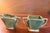 Art Deco Anna Van Briggle Art Deco Pottery Green Glaze Creamer & Sugar ca.1955 For Sale - Image 3 of 13
