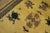 1920s Yellow Mustard Medallion Antique Chinese Khotan Rug 5' 4'' X 8' 0'' Knotted Pile Wool Carpet For Sale - Image 9 of 11