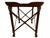 Maitland Smith Leather, Bronzed Wrought-Iron and Glass Side Table For Sale In Philadelphia - Image 6 of 11
