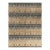 Ikat, One-of-a-Kind Hand-Knotted Area Rug - Gray, 9' 1" x 12' 3" For Sale