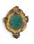 Grand Tour 19th Century European Landscape Miniature Oil on Copper - Ornate Giltwood Florentine Frame For Sale - Image 3 of 3