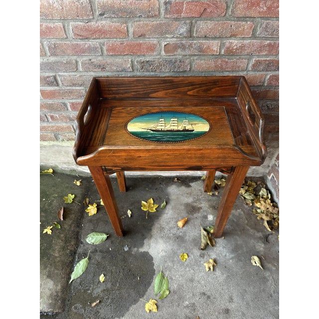 Antique Dutch Butler's Tray, 1920s For Sale - Image 3 of 14