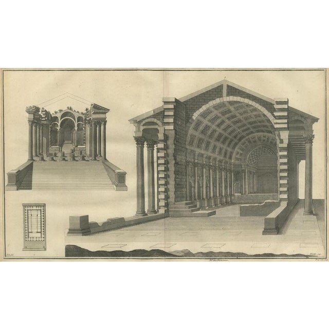 Early 18th Century Bernard de Montfaucon, Basilica Interior, 1721, Engraving For Sale - Image 5 of 12