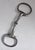 Metal Vintage Equestrian Silver Hinged Snaffle Hit For Sale - Image 7 of 9