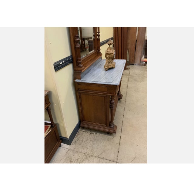 Wood Antique Chest of Drawers, 1880 For Sale - Image 7 of 10