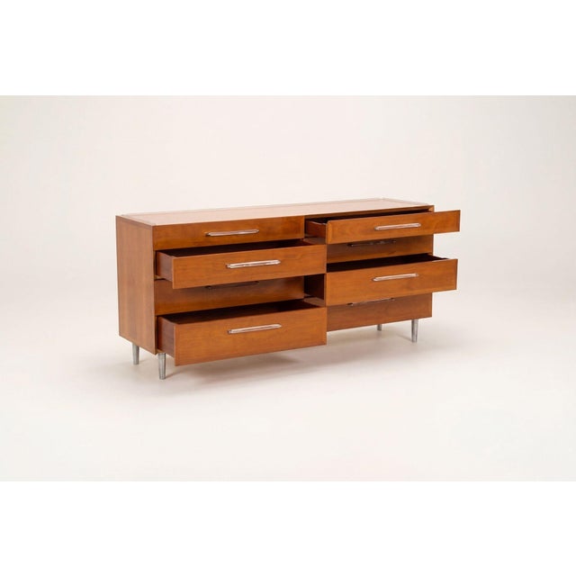 Edward Wormley for Dunbar Rare Dresser, Model 5530, 1955 For Sale In Chicago - Image 6 of 12
