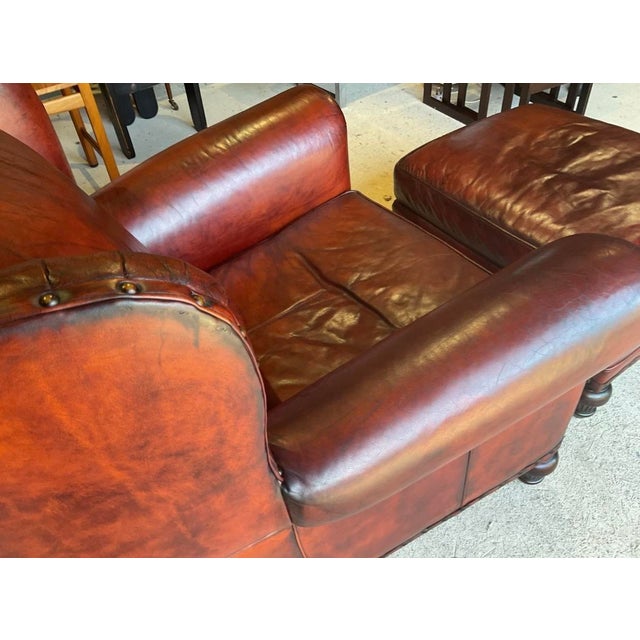 Wesley Hall Chairs with Ottoman, Set of 3 For Sale - Image 9 of 18