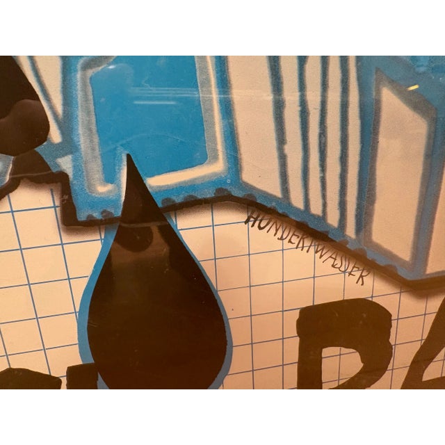 Save the Rain Poster by Friedensreich Hundertwasser, Austria / Switzerland, 1980s For Sale - Image 12 of 18