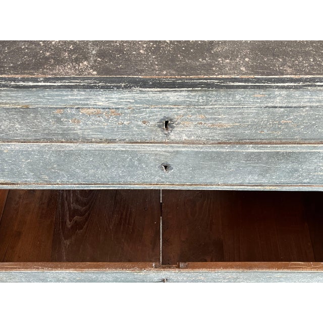 Neoclassical 19th Century Italian Painted Neoclassical Commode / Chest of Drawers For Sale - Image 3 of 16