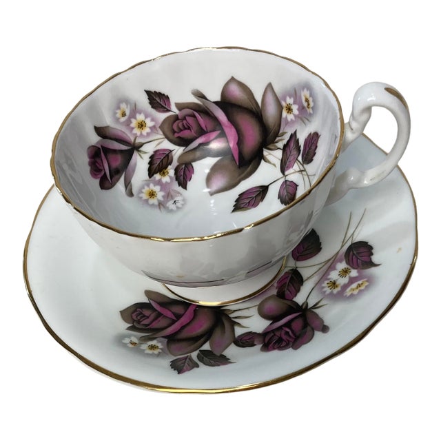 Vintage Tea Cup Saucer England Dove Fine Bone China For Sale