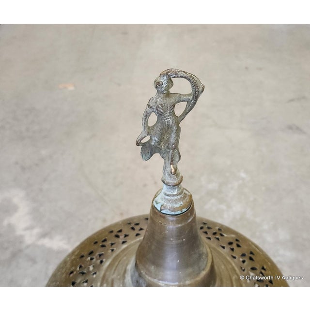 This is an antique Turkish or Middle Eastern Brazier Burning Pit, 1930s. In original unpolished finish. Originally used to...