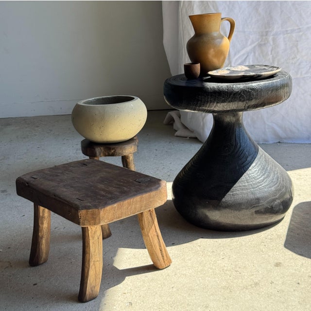 Small Stool in Teak For Sale - Image 4 of 18