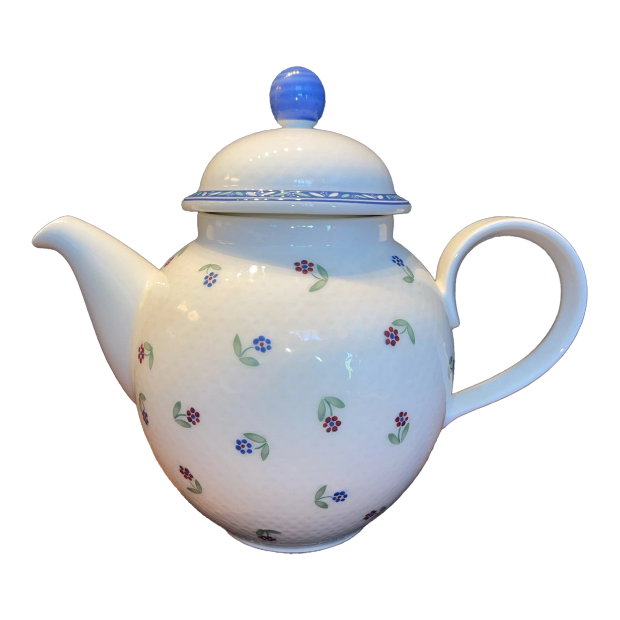 Vintage Villeroy & Boch Adeline Tea/Coffee Pot & Lid | Chairish