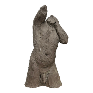 Belgian Clay Sculpture by Yolande Ide