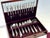 114 Piece Nobility Plate Royal Rose Silver Plate Flatware with Original Storage Chest Formal Service for 12 plus Serving...