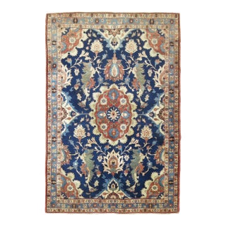 Early 20th Century Zabihi Collection Persian Isfahan Carpet - 3'6" x 4'9" For Sale
