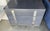 Vintage 1980s Joseph Jeup Modern Chest of Drawers in Gray Wood With Chrome Pulls For Sale - Image 9 of 11