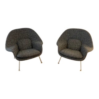 Eero Saarinen Womb Chairs- Set of 2 For Sale