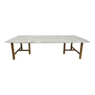 t.h. Robsjohn Gibbings for Widdicomb Mid Century Marble Cocktail Table For Sale