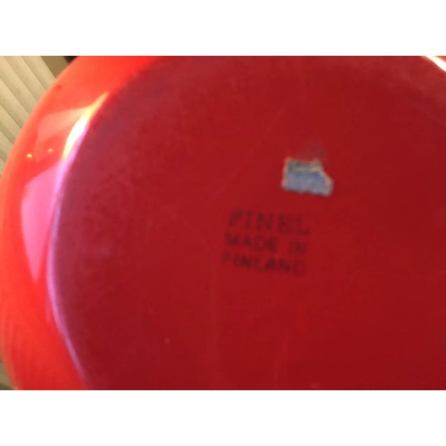 Finnish Enamel Bowls by Kaj Franck for Finel, 1950s, Set of 2 For Sale - Image 4 of 9