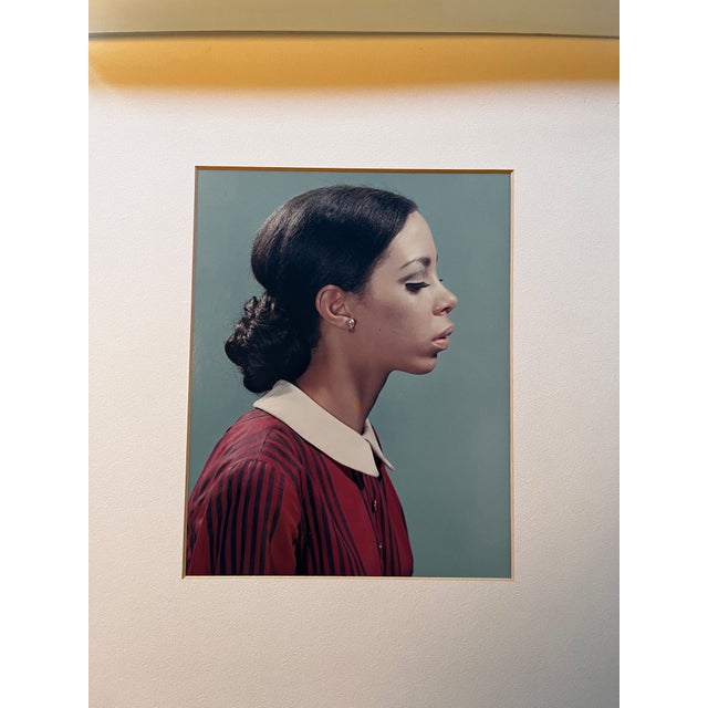 1970's Photo: Portrait in Profile in the style of Thomas Ruff - Artist Unknown For Sale In Philadelphia - Image 6 of 12