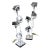 Chrome 1970s Goffredo Reggiani Italian Modern Spotlight Table Lamps - Pair For Sale - Image 8 of 13