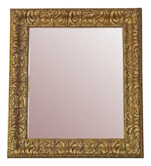 Large Antique Gilt Overmantle or Wall Mirror