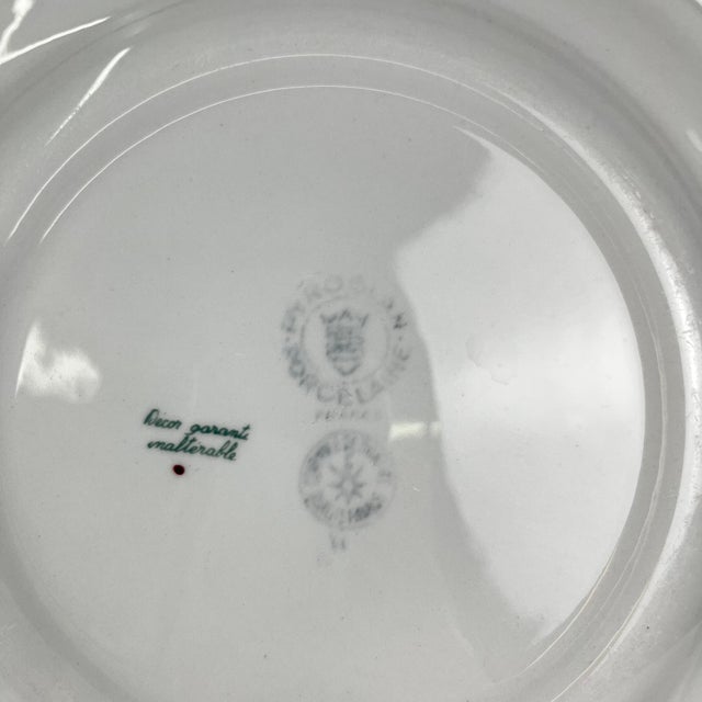 Ceramic Vintage Agreste Dinner Plates from Sarreguemines, 1980s, Set of 4 For Sale - Image 7 of 9