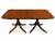 Traditional Mid 20th Century Baker Furniture Georgian-Style Inlaid Mahogany Double Pedestal Extension Dining Table With Leaf For Sale - Image 3 of 5