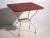 Metal Antique Red Terrace Table, 1920s For Sale - Image 7 of 10