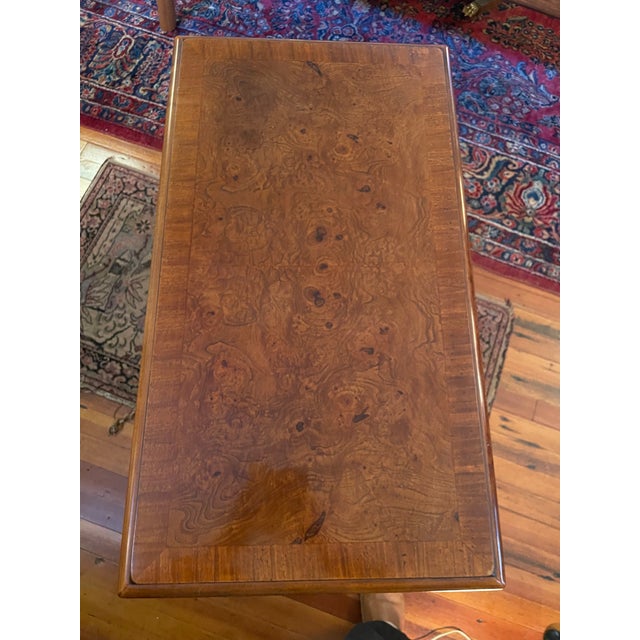 Wood End Table With Drawers by Hekman For Sale - Image 7 of 9