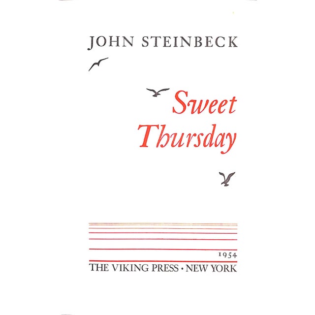 Traditional "Sweet Thursday" 1954 Steinbeck, John For Sale - Image 3 of 6