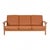 GE-290 Sofa in Cognac Bison Leather by Hans J. Wegner for Getama For Sale - Image 5 of 5
