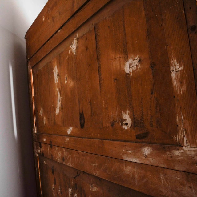 Two Door Lacquered Wardrobe with Internal Compartment at the Base, Italy, Late 19th Century For Sale - Image 14 of 18