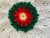 Hand-Crocheted Ivory Floral Poinsettia Bedspread For Sale - Image 11 of 12