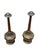Lovely pair circa late 19th, early 20th century Indian Gulbdani rose water sprinklers, both in excellent condition. Hand...