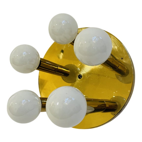 Mid-Century Modern Ceiling Lamp from Sölken Leuchten, 1970s For Sale