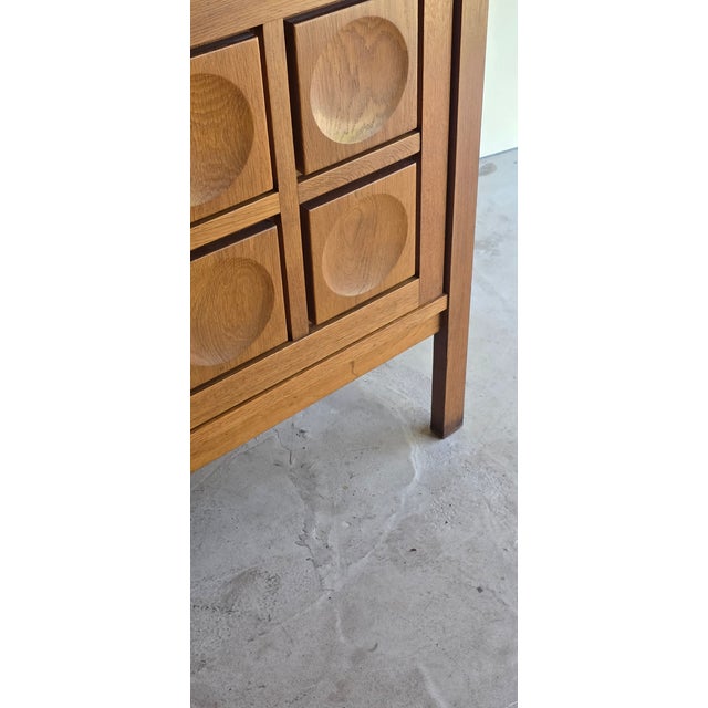 Brutalist Oak Sideboard, 1970s For Sale - Image 6 of 16