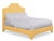 Modern Kit California King Headboard, Mustard Linen For Sale - Image 3 of 5