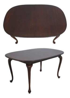 Ethan Allen Queen Anne Cherry Dining Room Table